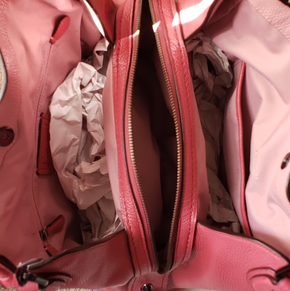Coach Pink Eddie Shoulder Bag - Picture 3 of 6